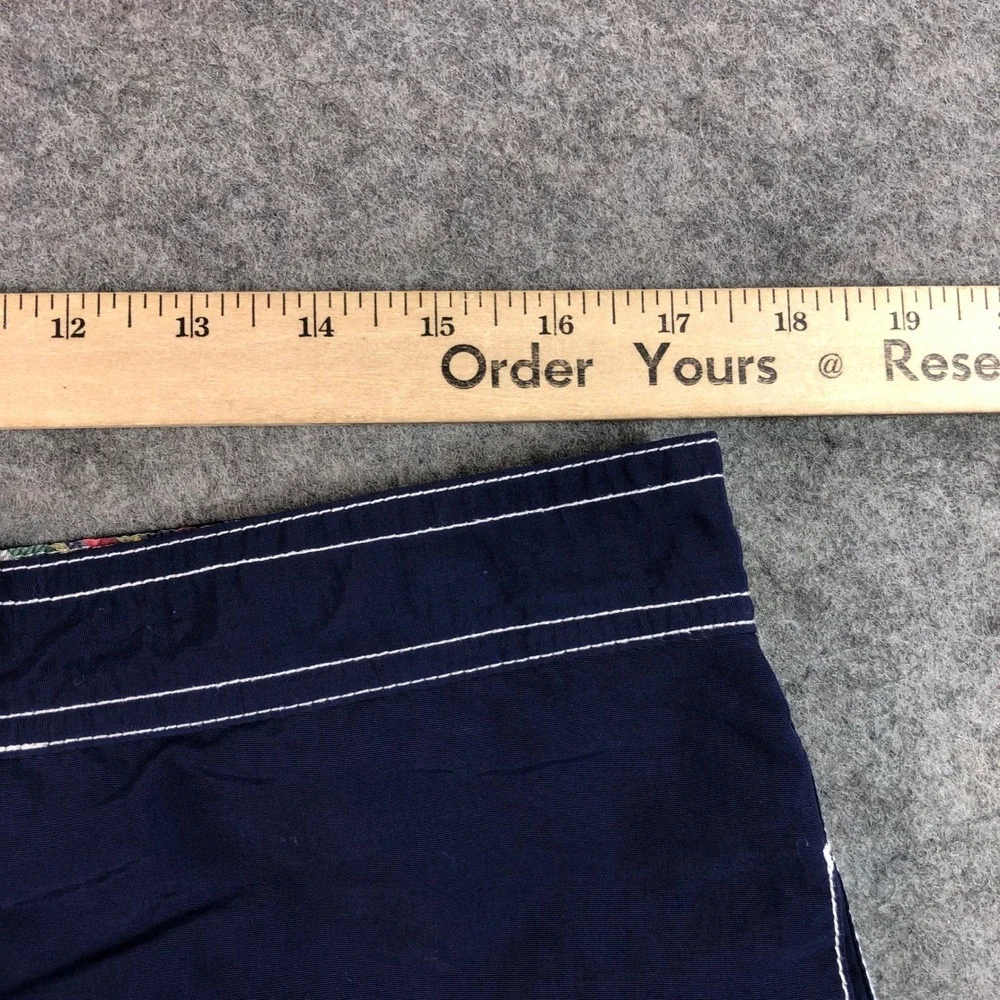 Polo Ralph Lauren Swim Trunks Mens Med Navy Blue Pony Logo Cargo Pocket Classic